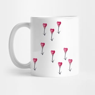 Heart flower Mug